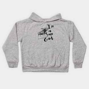 I'm Just a Sam Girl Kids Hoodie